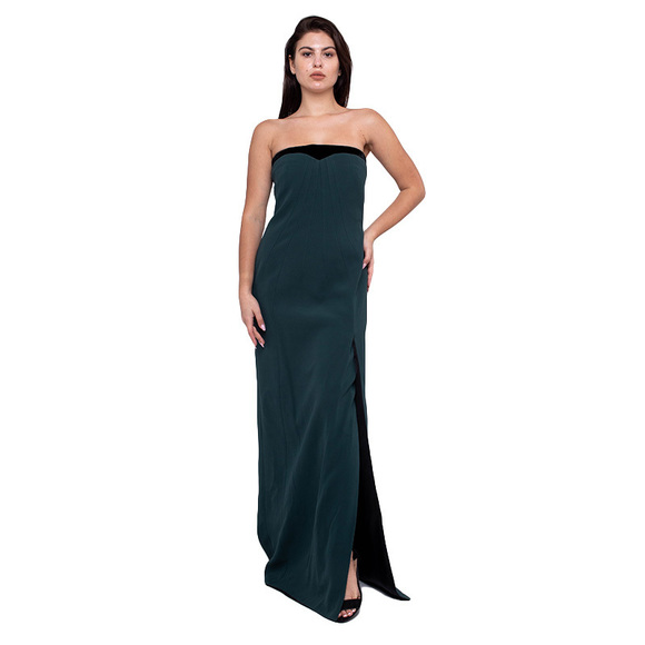 black feather evening dress Formal Black Feather Evening Dress With Long Sleeves -